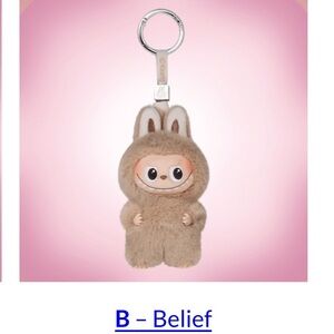 Labubu B pin for love plush pendant new drop August 28th